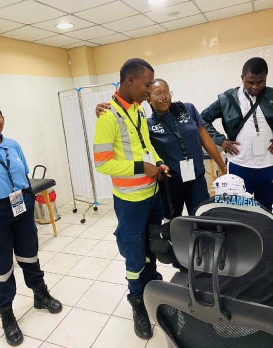 Critical Emergency Care medics in a medical room